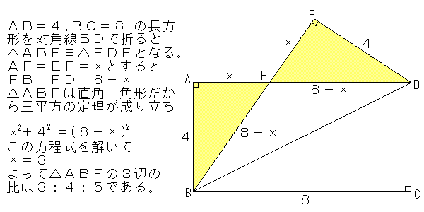 ピタゴラス数の三角形